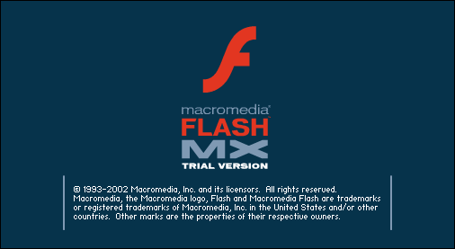 Splash in Macromedia Flash MX