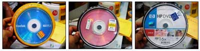 市面上DVD-R光盘相对更多